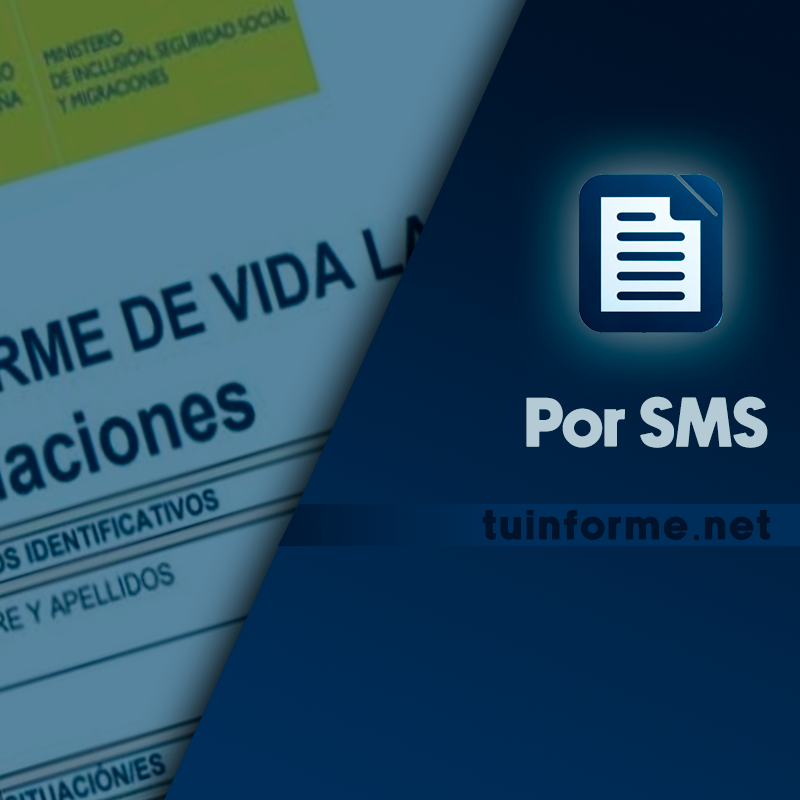 informe vida laboral sms