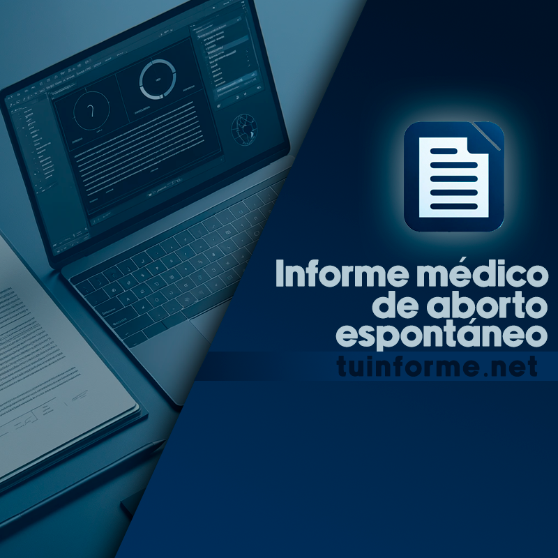 informe medico aborto espontaneo